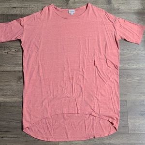 Heathered Slamon Colored Small LuLaRoe Irma